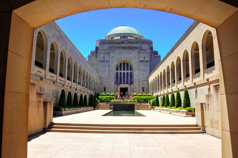 Canberra, Australia - December 2013: the Australian War Memorial, View ...