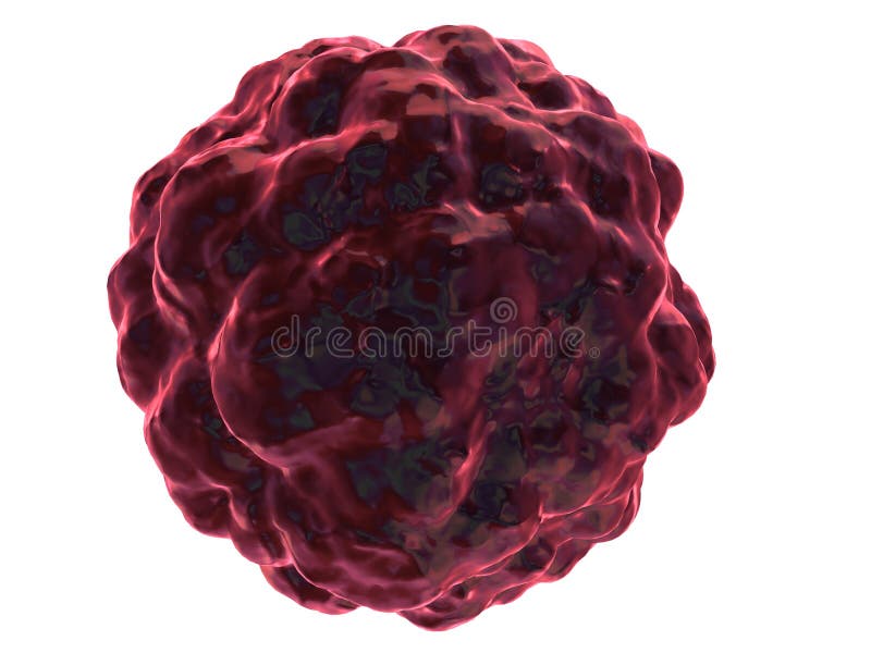 Cancer cell vector illustration