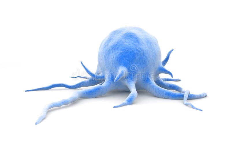 Cancer cell stock illustration