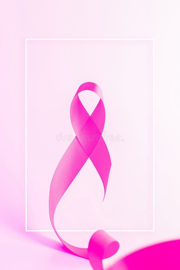 Woman Wearing Bra Pink Ribbon Virtual Stock Photo 2363394319