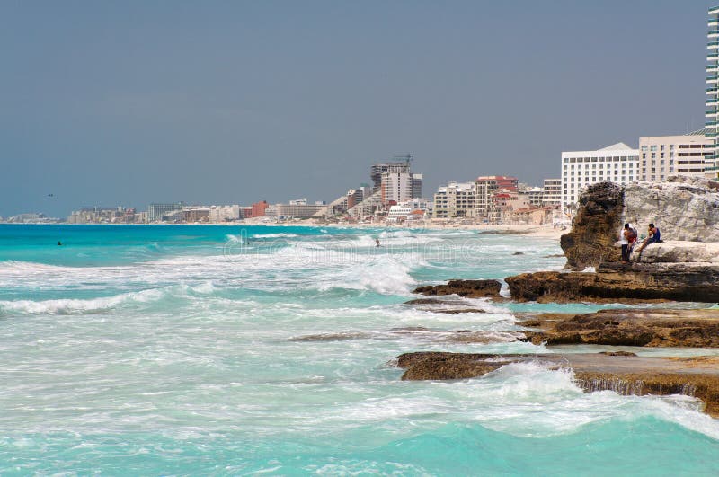 Cancun-Strand stockfoto Cancun-Strand stockfoto