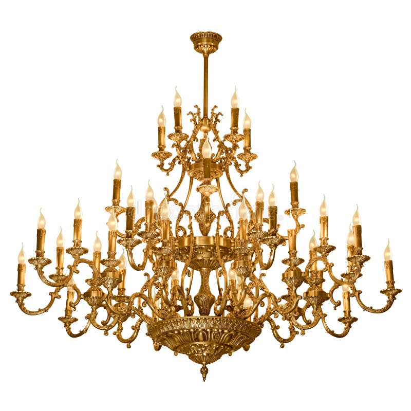 Candelabro do vintage isolado no branco imagens de stock royalty free Candelabro do vintage isolado no branco imagens de stock royalty free