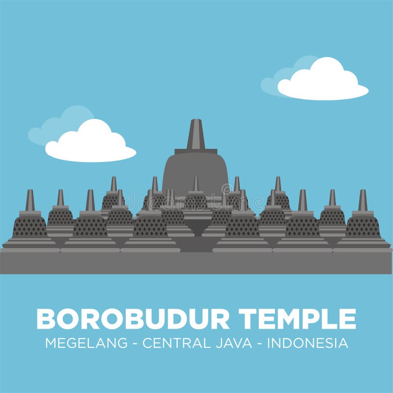 Candi Borobudur Is The World`s Largest Buddhist Temple In Central Java