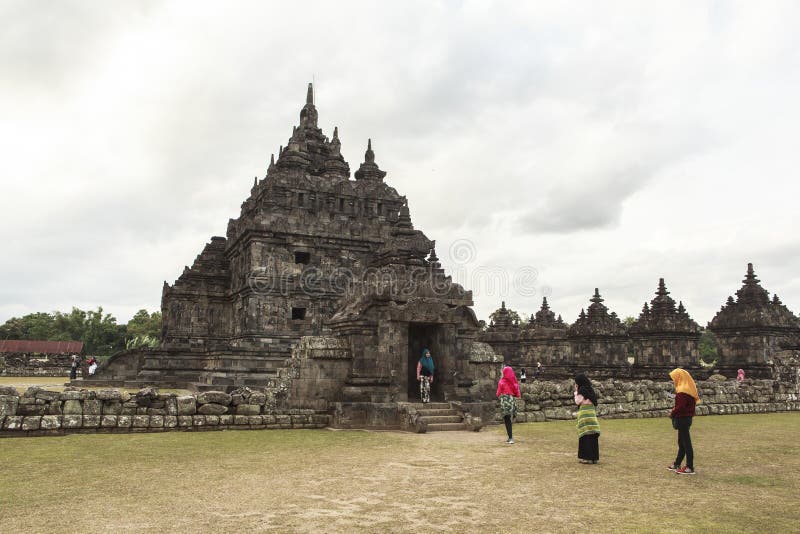 Candi Plaosan in Yogyakarta, Indonesien stockfoto Candi Plaosan in Yogyakarta, Indonesien stockfoto