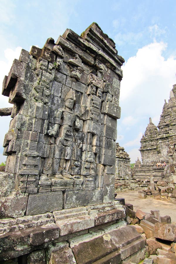 CANDI SEWU BUDDHIST TEMPLE stock photography