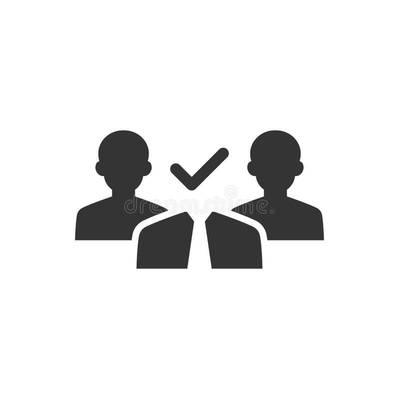 Candidate Selection Icon stock illustration
