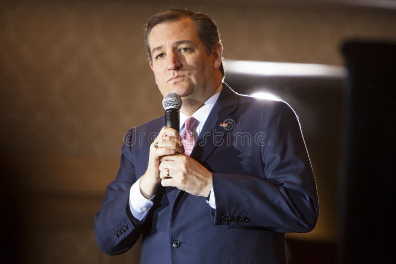 Candidato alla presidenza repubblicano Ted Cruz Madison, Ra di Wisconsin