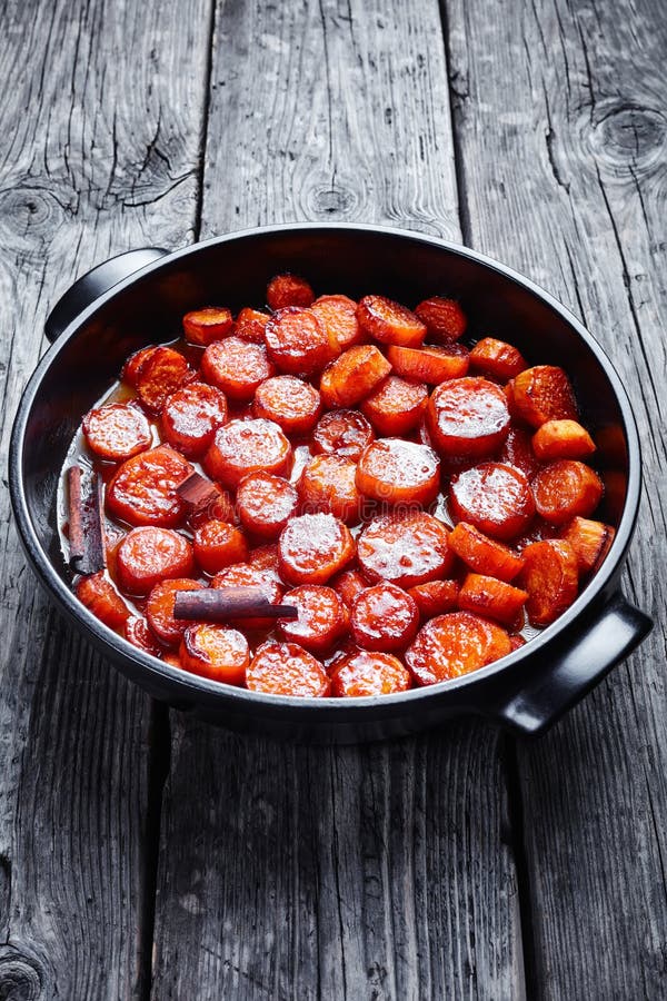 Candied Yams or Sweet Potatoes in Dish Stock Image - Image of rustic ...