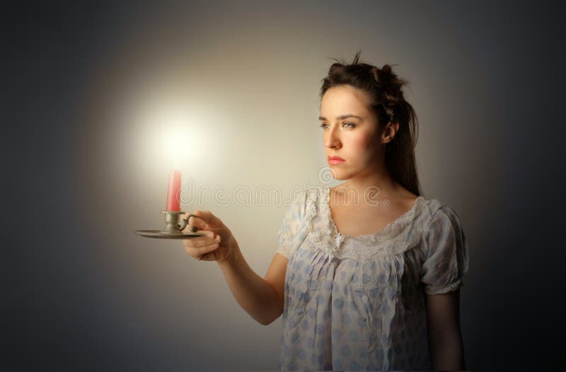 Candle stock image