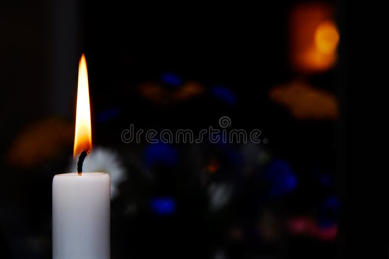 Candle Burning Low stock image. Image of candlestick, historic 4772953