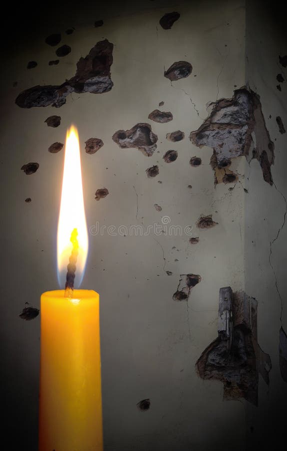 The Candle is Burning. War. Death Stock Image Image of flame, death