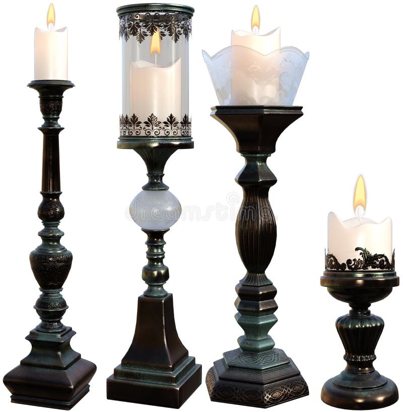 Candle, Candles, Candlestick, Candlesticks, Isolated