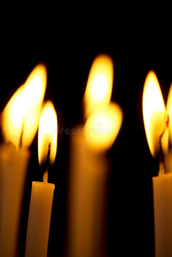 Candle in the dark stock image. Image of dark, glowing 41853505