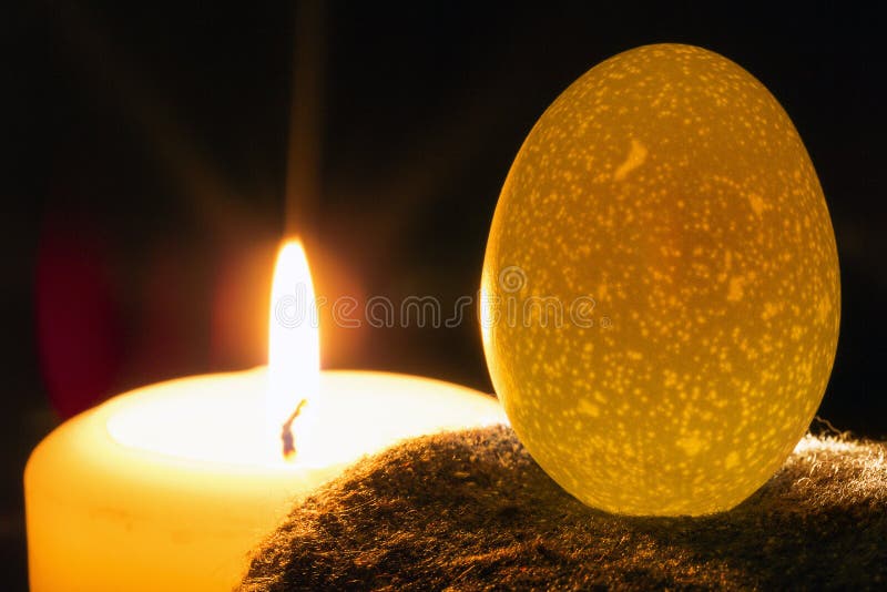 Candle and egg stock photo. Image of candle, yellow, light 51378670