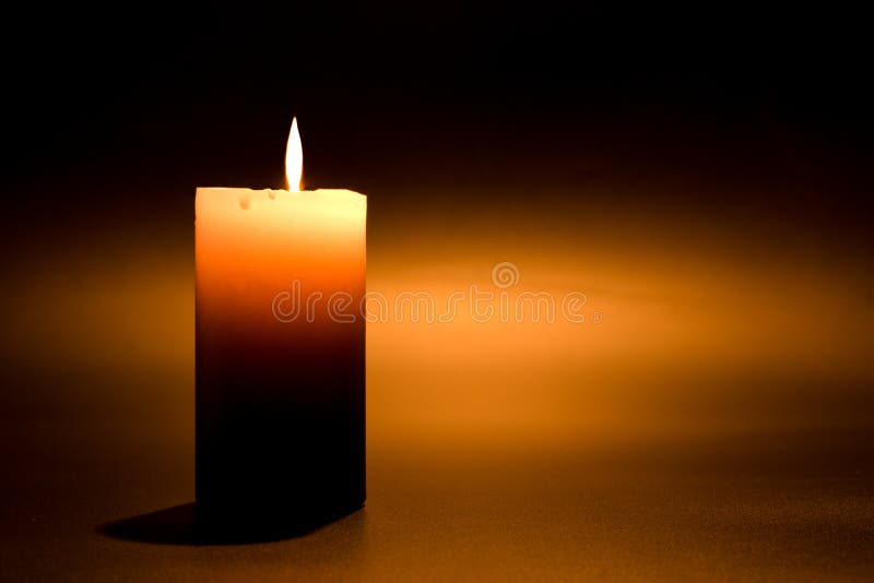 Candle flame burning stock photo. Image of fire, black 68848074