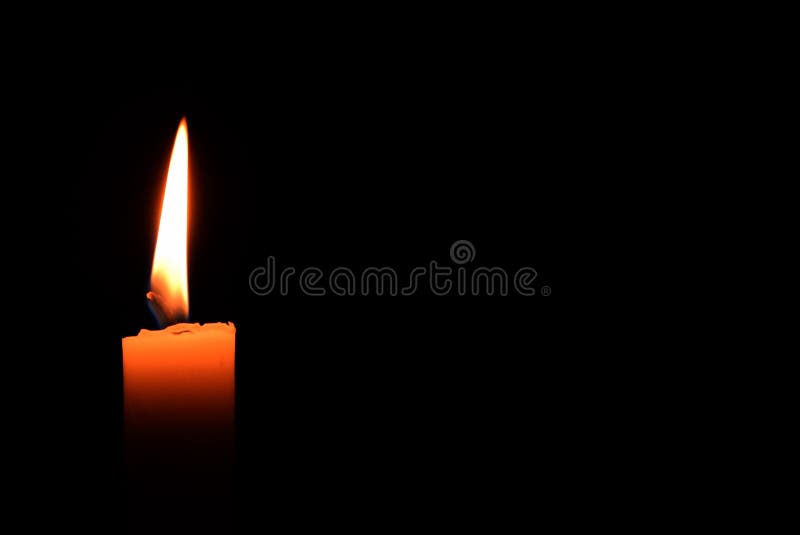 Candle, Flame, Orange, Wax Picture. Image 134764692