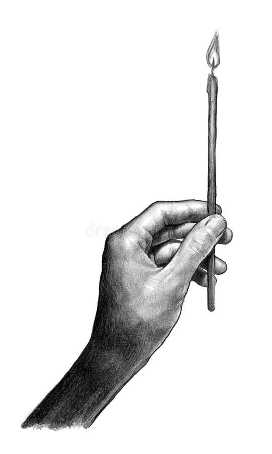 Candle Hand Holding Stock Illustrations 608 Candle Hand Holding Stock