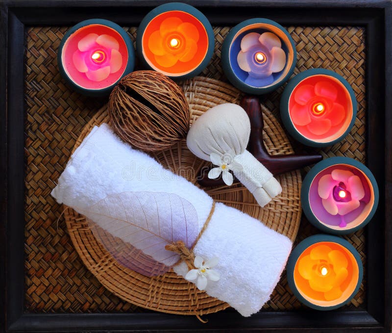 Candle and ingredient. stock photo. Image of candles 78424802