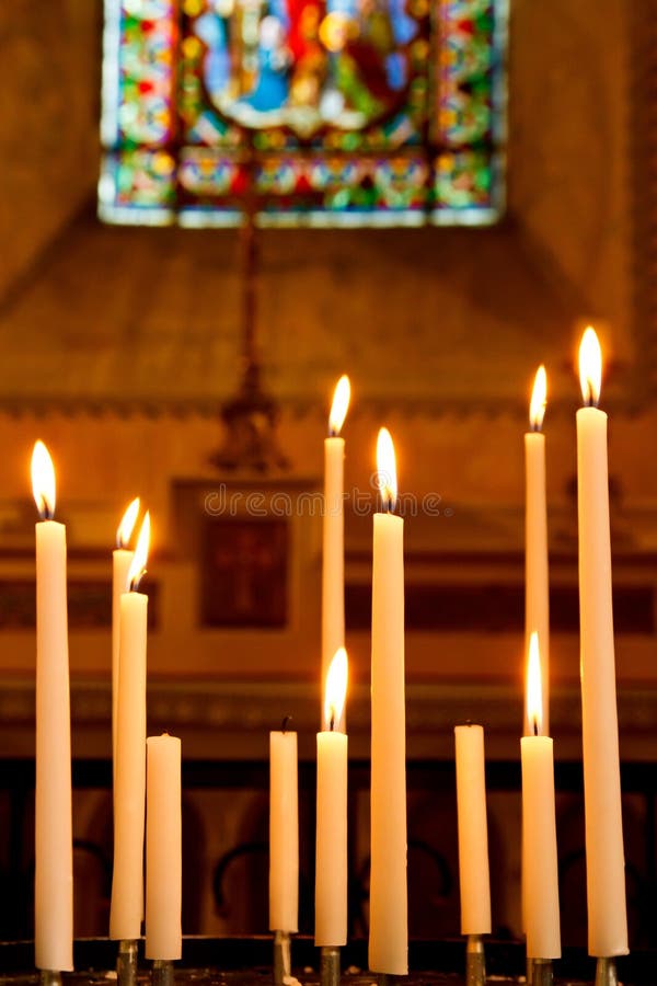 Candle Light stock photo. Image of cathedral, france 24770276