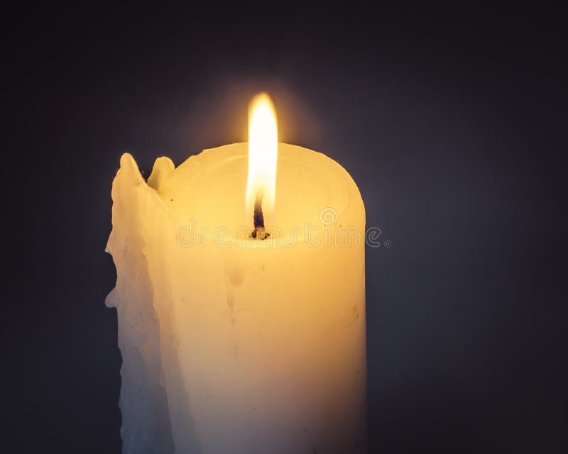 Candle light on background stock image. Image of flame 43991697