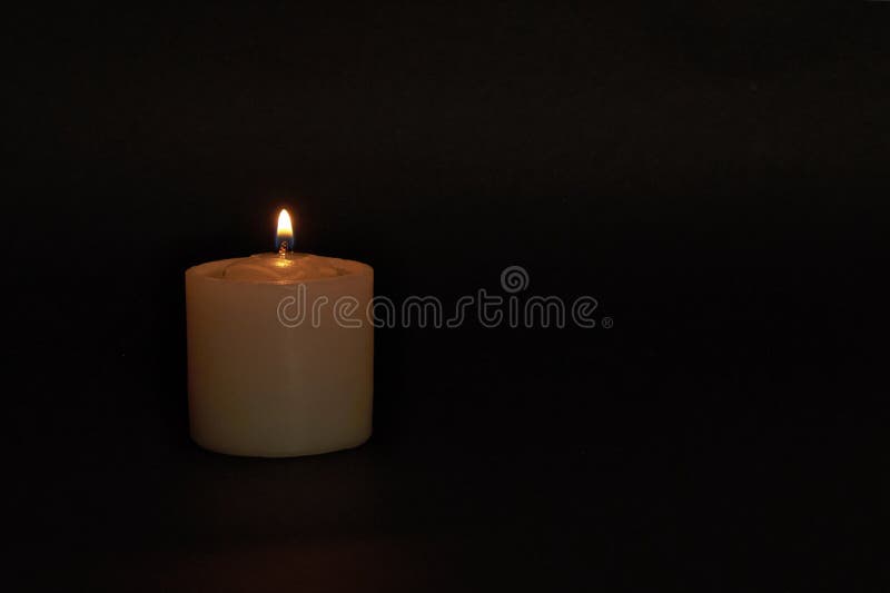 Candle Light Burn Against White Background Stock Photo Image of white