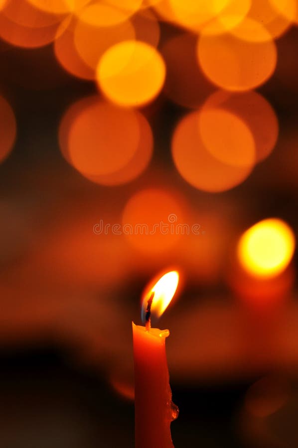 Christmas holiday candle stock photo. Image of pretty, warmth 288078