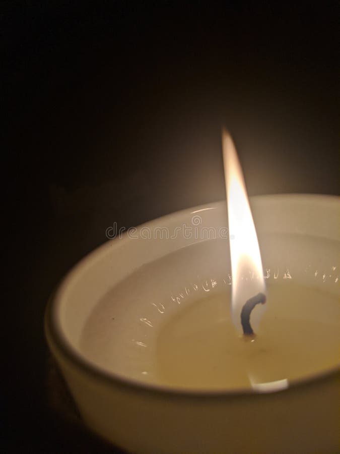 Candle light in the dark stock photo. Image of circle 179920064