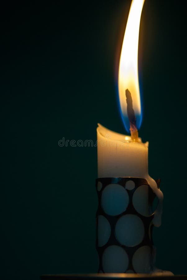Candle Light in the Dark stock photo. Image of flame 231338032