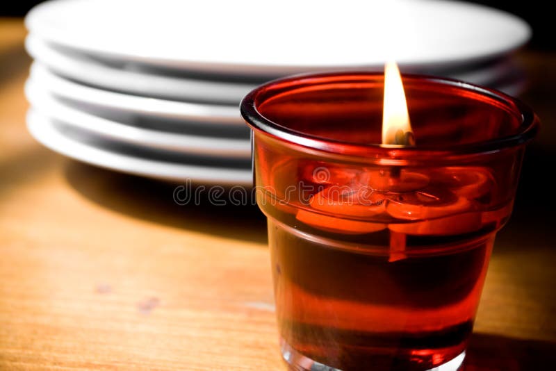 Candle Light Dinner Picture. Image 9255603