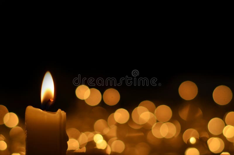 Candle, lights background royalty free stock photography Candle, lights background royalty free stock photography