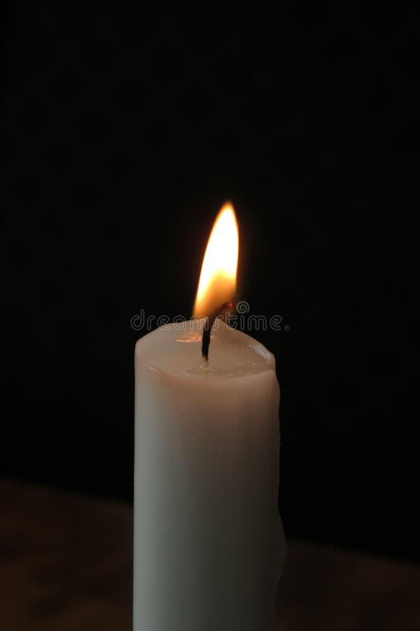 Candle Lit on a Restaurant Table Stock Photo Image of happy, beverage