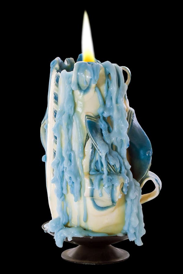 Melted candle stock photo. Image of candle, melted, micro 7695524