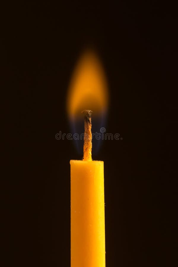 Candle, Flame, Orange, Wax Picture. Image 134764692