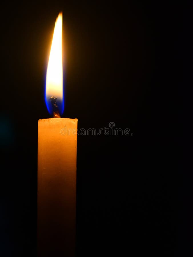 Candle of Peace and Hope, Dark and Light Stock Photo Image of dark