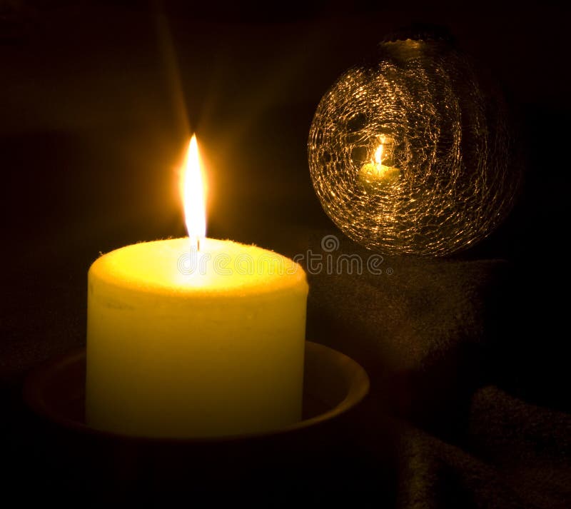Candle 2 stock image. Image of christmas, candle, mysticism 5009901