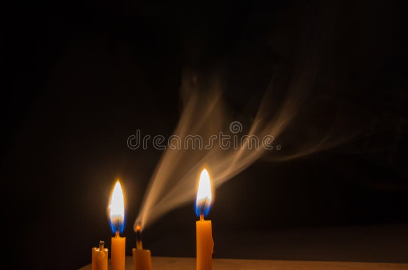 Candle smoke