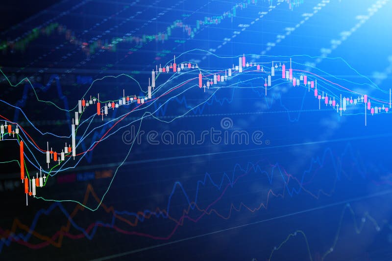 Candle stick graph chart of stock market investment tradin business finance and investment concept royalty free illustration Candle stick graph chart of stock market investment tradin business finance and investment concept royalty free illustration