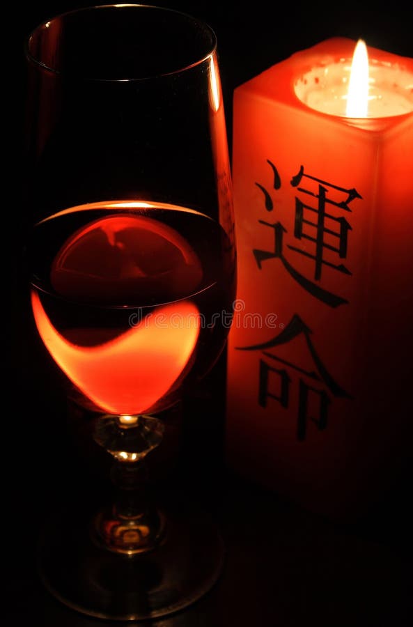 Candle and Vino stock image. Image of candlelight, vino 4233563