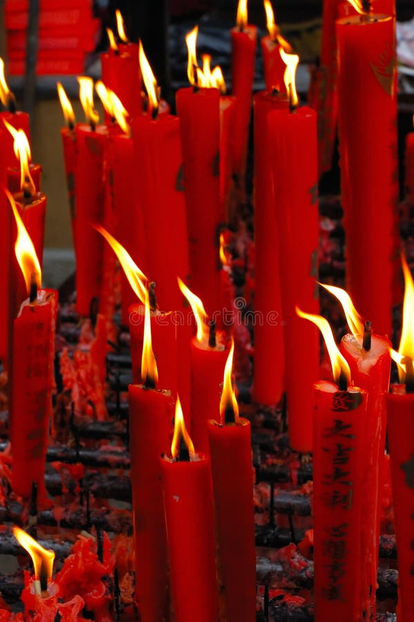 Candle Chinese New Year Celebration Stock Image Image of chinatown