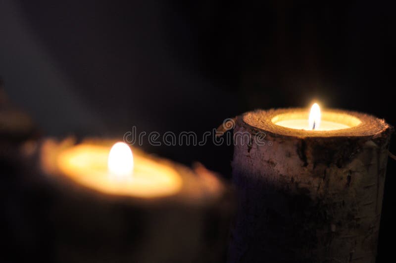 Candles, comfort, winter, evening, fire, bright, warm, candlesticks, tree royalty free stock images Candles, comfort, winter, evening, fire, bright, warm, candlesticks, tree royalty free stock images