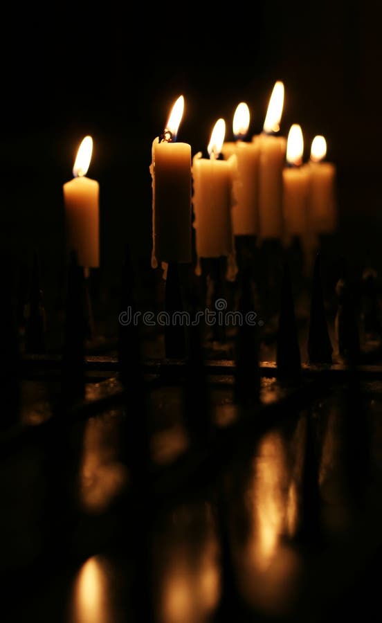 Candles in the dark