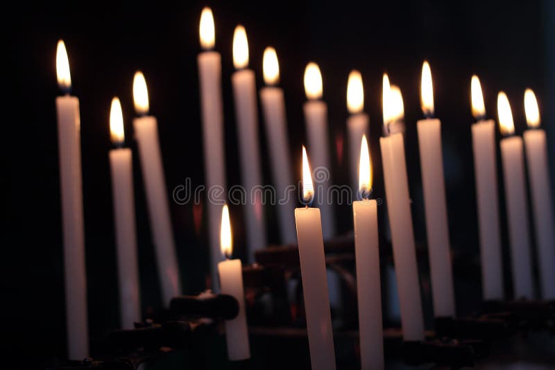 Candles in the darkness stock image. Image of candles 25650713