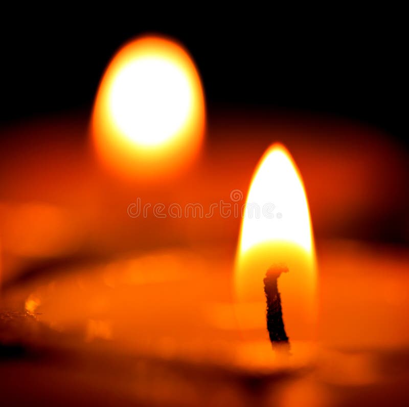 Candles light in darkness stock image. Image of focus 47970041