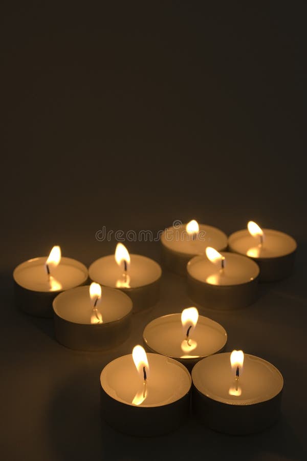 Tealight Candles stock photo. Image of candles, arrangements 515960