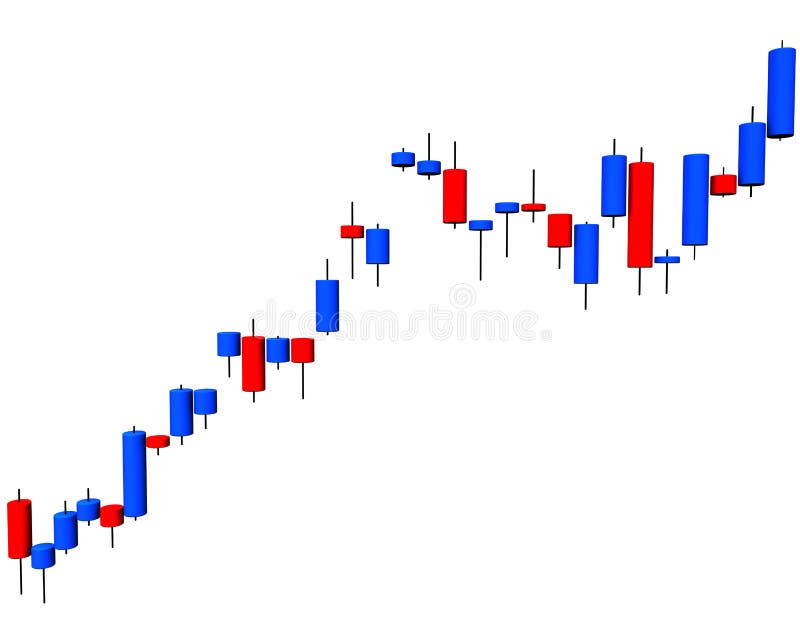 Candlestick Chart vector illustration