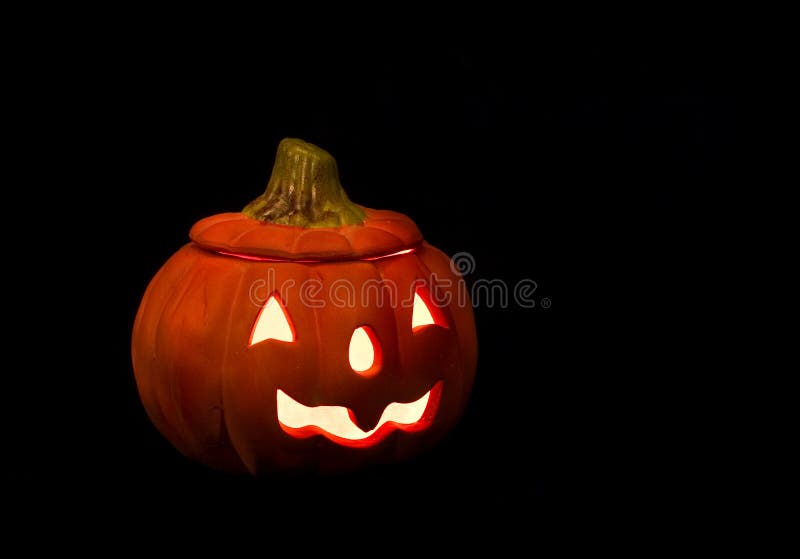Candlholder de la calabaza de Víspera de Todos los Santos imagen de archivo Candlholder de la calabaza de Víspera de Todos los Santos imagen de archivo