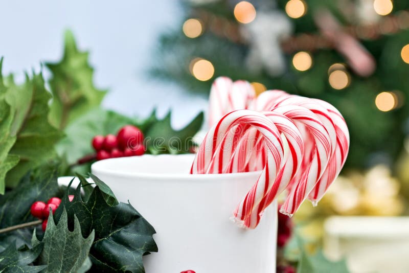 Row of Candy Canes stock photo. Image of horizontal, abstract 35298540