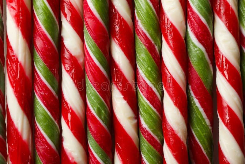 Candy Canes Texture on Whole Background Stock Image Image of ornament