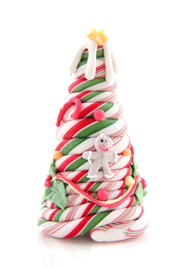 Candy christmas trees stock photo. Image of isolated, traditional 7279116