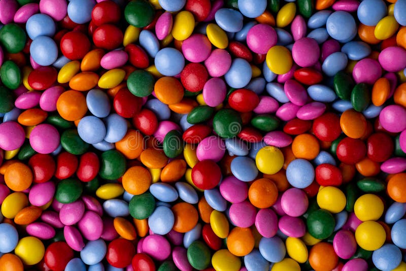 Candy Coated Chocolate Button Sprinkle Texture Stock Photo Image of